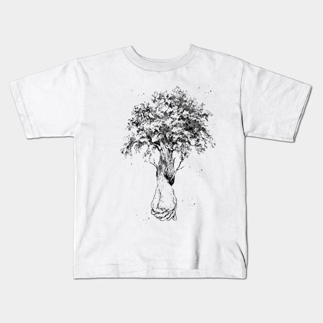 Love Tree Kids T-Shirt by erzebeth